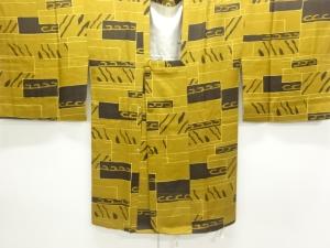 抽象模様道行コート